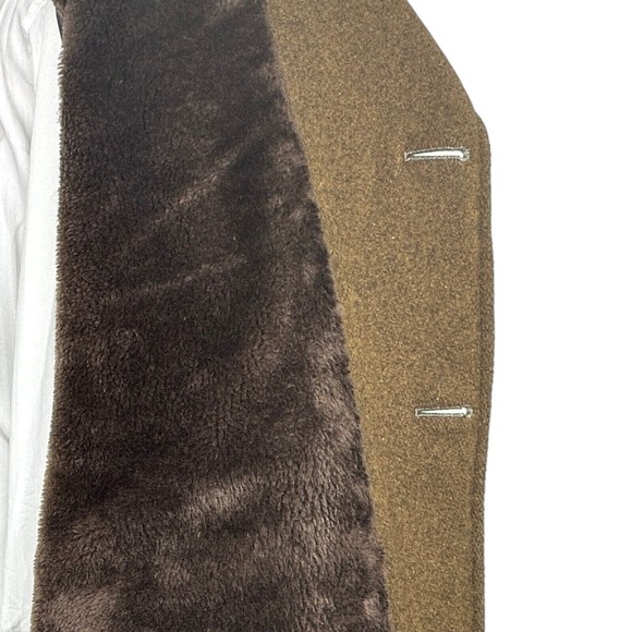 Vintage McGregor Mens Sherpa Lined Heavy Winter Jacket Coat Brown Size 42 - Picture 5 of 7